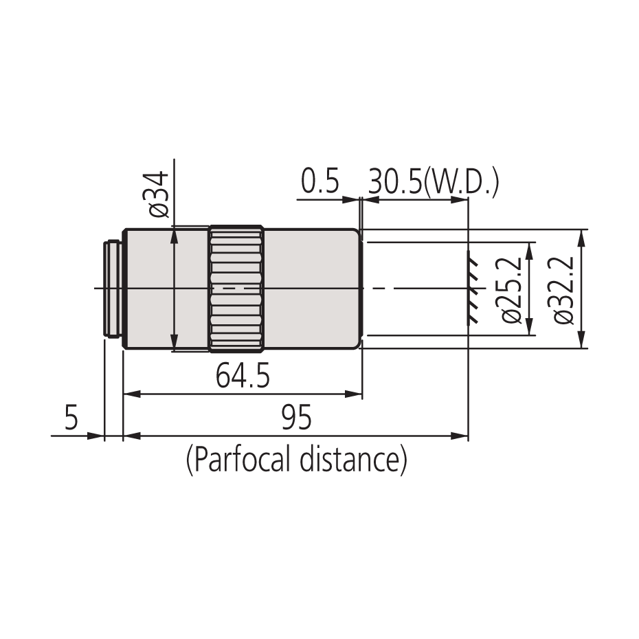 Mitutoyo 10x M Plan APO NUV Objective - microscopemarketplace