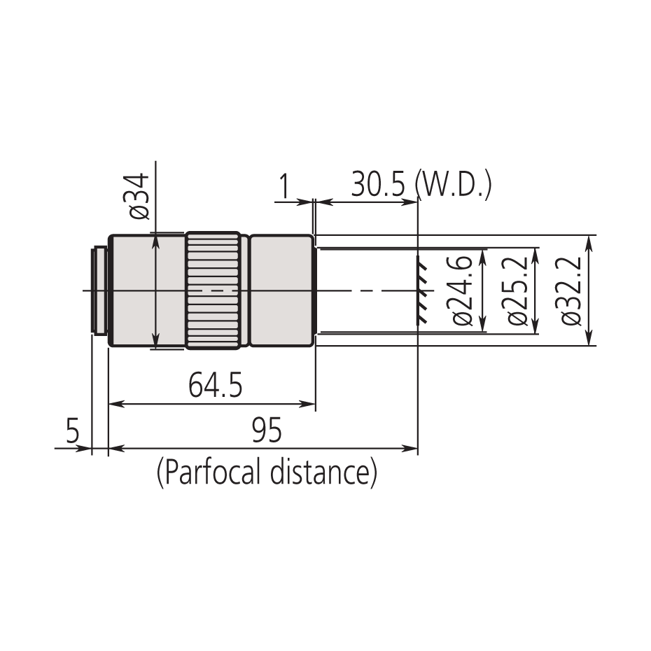 Mitutoyo 10x M Plan APO NIR Objective - microscopemarketplace