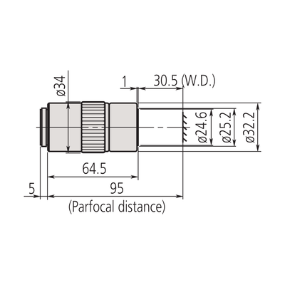 Mitutoyo 10x M Plan APO NIR Objective - microscopemarketplace