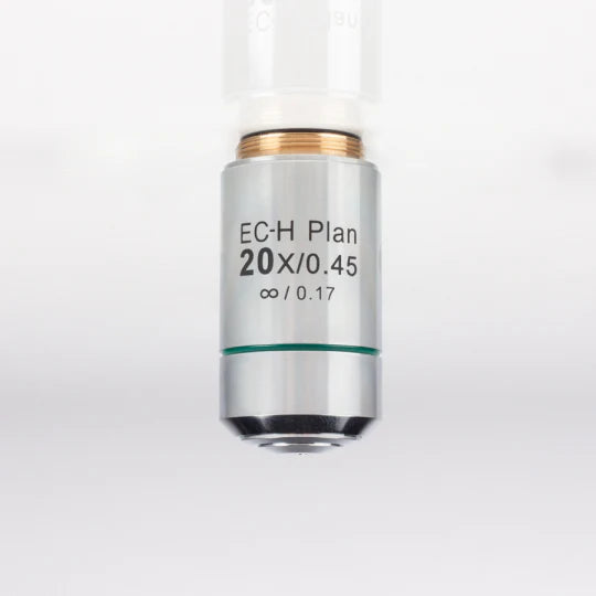 MOTIC Plan Achromatic Objective EC-H PL 20X/0.45 (WD=0.9mm) | (1101001401791) - Microscope Marketplace