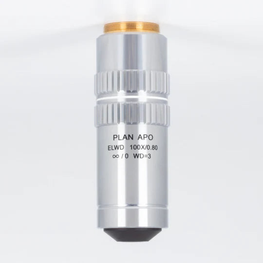MOTIC Plan Apochromat objective ELWD PLAN APO 100X/0.800 (WD=3mm) | (1101001700021) - Microscope Marketplace