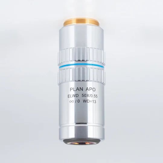 MOTIC Plan Apochromat Objective ELWD PLAN APO 50X/0.550 (WD=13mm) | (1101001700062) - Microscope Marketplace