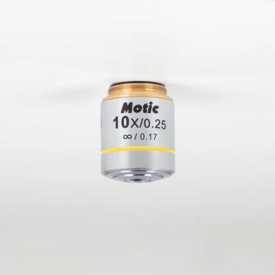 MOTIC Plan Achromatic Objective EC-H PL 10X/0.25 (WD=17.4mm) | (1101001702881) - Microscope Marketplace