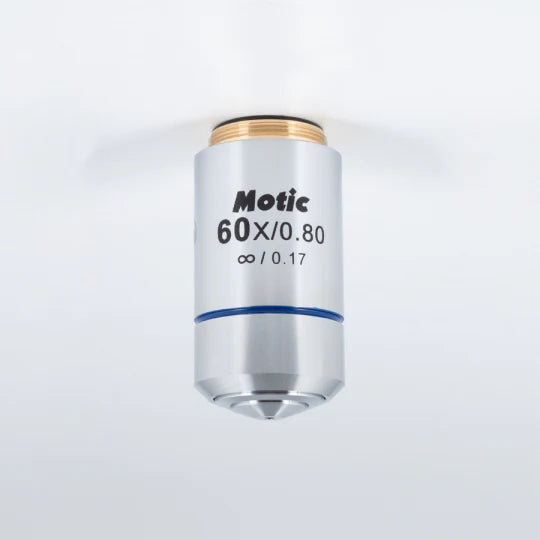 MOTIC Plan Achromatic Objective EC-H PL 60X/0.80/S (WD=0.35mm) | (1101001702891) - Microscope Marketplace