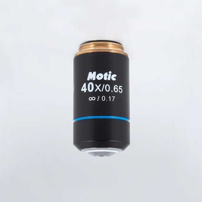 MOTIC Plan achromatic objective EC PL 40X/0.65/S (WD=0.5mm) | (1101001703231) - Microscope Marketplace