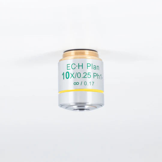 MOTIC Plan Achromatic Phase Objective EC-H PL Ph 10X/0.25 Negative Phase (WD=17.4mm) | (1101001703391) - Microscope Marketplace