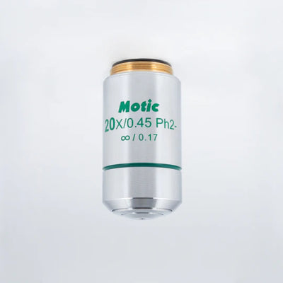 MOTIC Plan Achromatic Phase Objective EC-H PL Ph 20X/0.45 Negative Phase (WD=0.9mm) | (1101001703401) - Microscope Marketplace