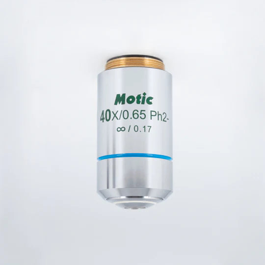 MOTIC Plan Achromatic Phase Objective EC-H PL Ph 40X/0.65/S Negative Phase (WD=0.5mm) | (1101001703411) - Microscope Marketplace