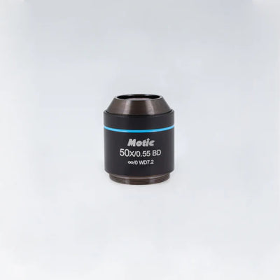 MOTIC LM Plan Achromatic BD Objectives LM BD PL 50X/0.55 (WD=7.2mm) | (1101001704271) - Microscope Marketplace