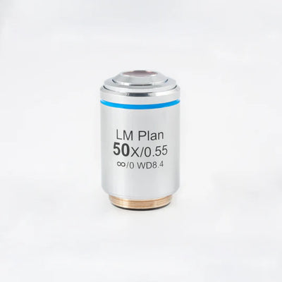 MOTIC LM Plan Achromatic Objective LM PL 50X/0.55 (WD=8.4mm) | (1101001704421) - Microscope Marketplace