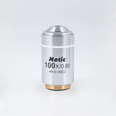 MOTIC LM Plan Achromatic Objective LM PL 100X/0.8 (WD=2mm) | (1101001704511) - Microscope Marketplace