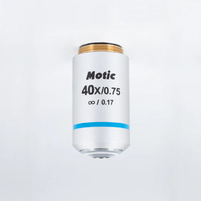 MOTIC Plan FLUOR Objective PL UC FL 40X/0.75/S (WD=0.7mm) | (1101001705041) - Microscope Marketplace