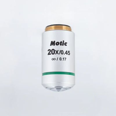 MOTIC Plan Achromatic Objective UC 20X/0.45 (WD=0.8mm) | (1101001705221) - Microscope Marketplace