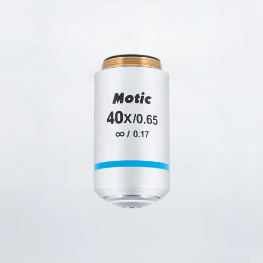 MOTIC Plan Achromatic Objective UC 40X/0.65/S (WD=0.6mm) | (1101001705231) - Microscope Marketplace