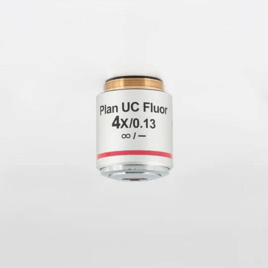 MOTIC Plan FLUOR Objective 4X/0.13 (WD=17.3mm) | (1101001705351) - Microscope Marketplace