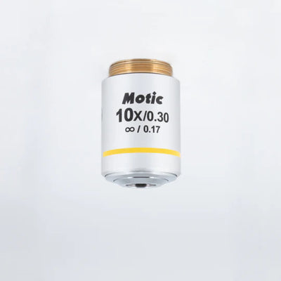 MOTIC Plan FLUOR Objective PL UC FL 10X/0.30 (WD=11.7mm) | (1101001705361) - Microscope Marketplace