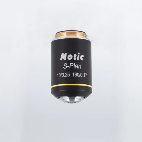 MOTIC S-Plan Objective SP 10X/0.25 (WD=5.3mm) | (1101001706161) - Microscope Marketplace