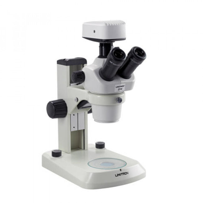 Unitron Z730 Zoom Stereo Microscope On E-LED Stand - microscopemarketplace