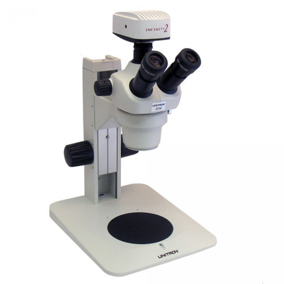 Unitron Z730 Zoom Stereo Microscope on Plain Focusing Stand - microscopemarketplace