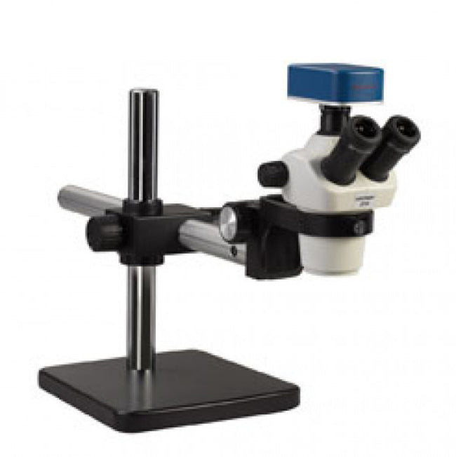 Unitron Z730 Zoom Stereo Microscope on Ball Bearing Boom Stand - microscopemarketplace