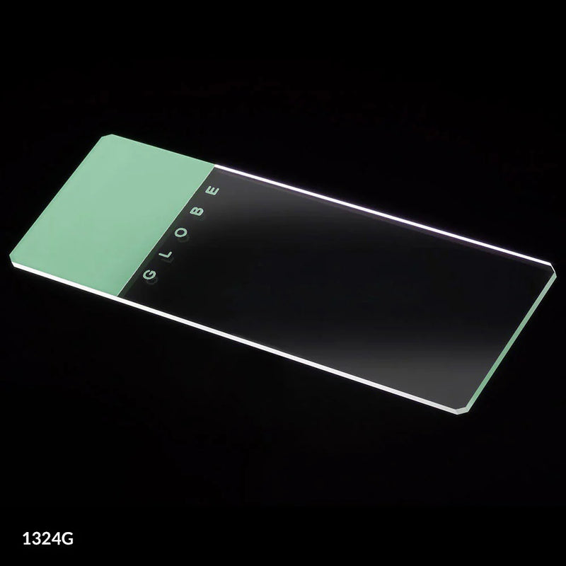 Globe Scientific Color Coded Classic Microscope Slides with Safety Corners | 1324T - Microscope Marketplace