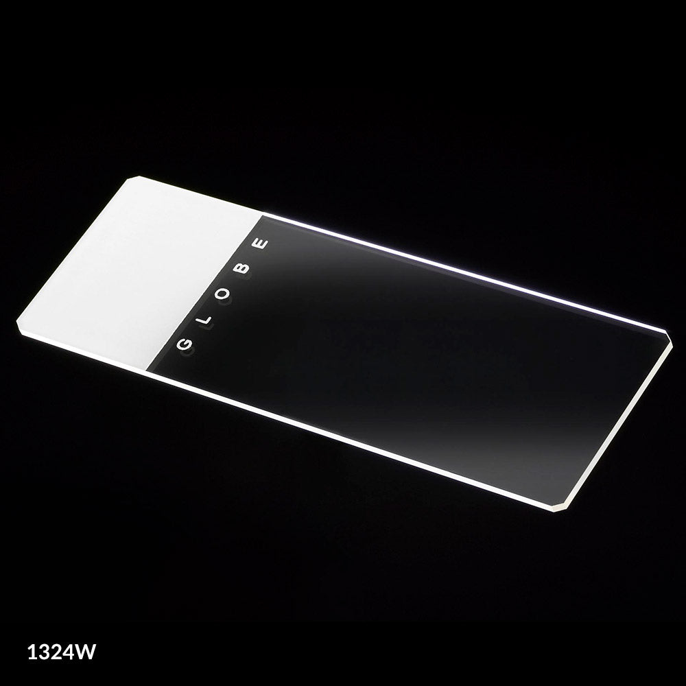 Globe Scientific Color Coded Classic Microscope Slides with Safety Corners | 1324B - Microscope Marketplace