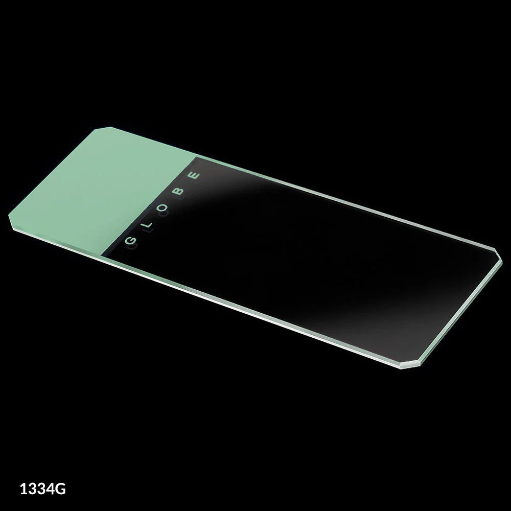 Globe Scientific Color Coded Classic Microscope Slides with Clipped Corners | 1334W - Microscope Marketplace