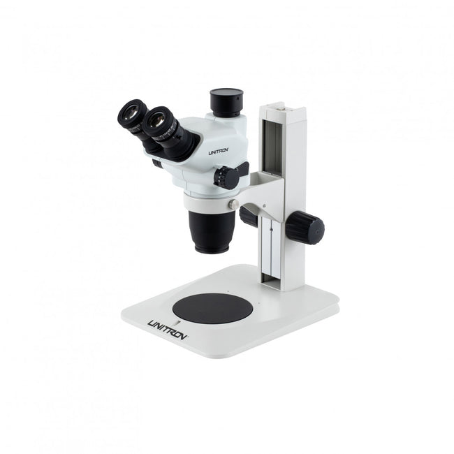 Unitron Z645 Zoom Stereo Microscope on Plain Focusing Stand - microscopemarketplace