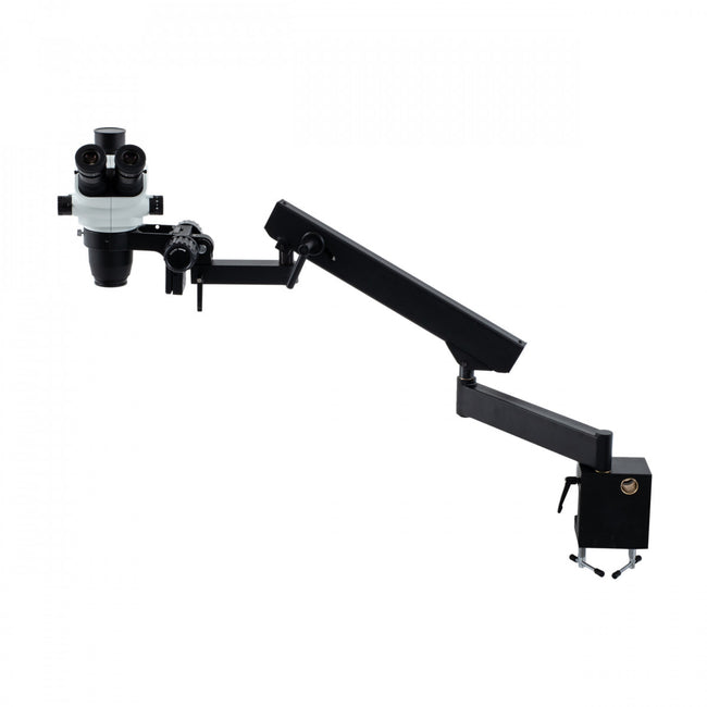 Unitron Z645 Zoom Stereo Microscope on Articulating Arm Stand - microscopemarketplace