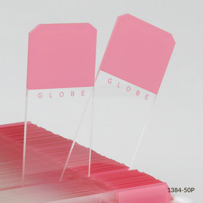 Globe Scientific Diamond® White Glass Slides with Clipped Corners | 1384-50P - Microscope Marketplace