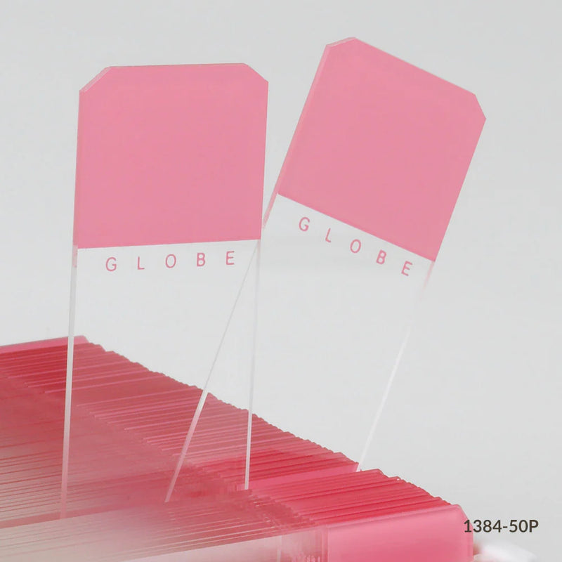 Globe Scientific Diamond® White Glass Slides with Clipped Corners | 1384-50P - Microscope Marketplace