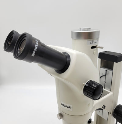 Unitron Z650HR Trinocular High Resolution Zoom Stereo Microscope on Pole Stand - microscopemarketplace
