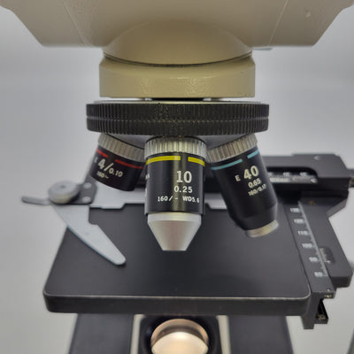 Nikon Microscope Alphaphot 2 with 4x, 10x, 40x, 100x Oil Objectives - microscopemarketplace