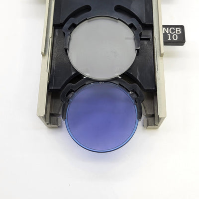 NIkon Optiphot Microscope Filter Cassette with Neutral Density, Blue, and Diffuser - microscopemarketplace