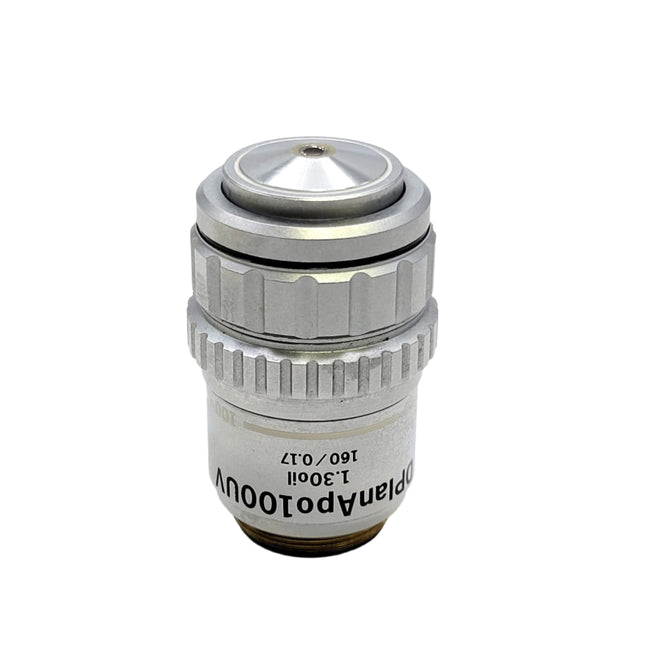 Olympus Microscope Objective DPlanApo 100UV 100x Oil - microscopemarketplace