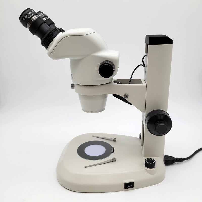 Nikon Stereo Microscope SMZ745 with Transmitted & Reflected Light Stand - microscopemarketplace