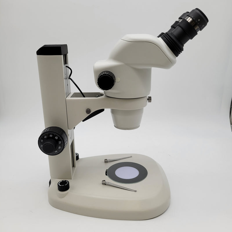 Nikon Stereo Microscope SMZ745 with Transmitted & Reflected Light Stand - microscopemarketplace