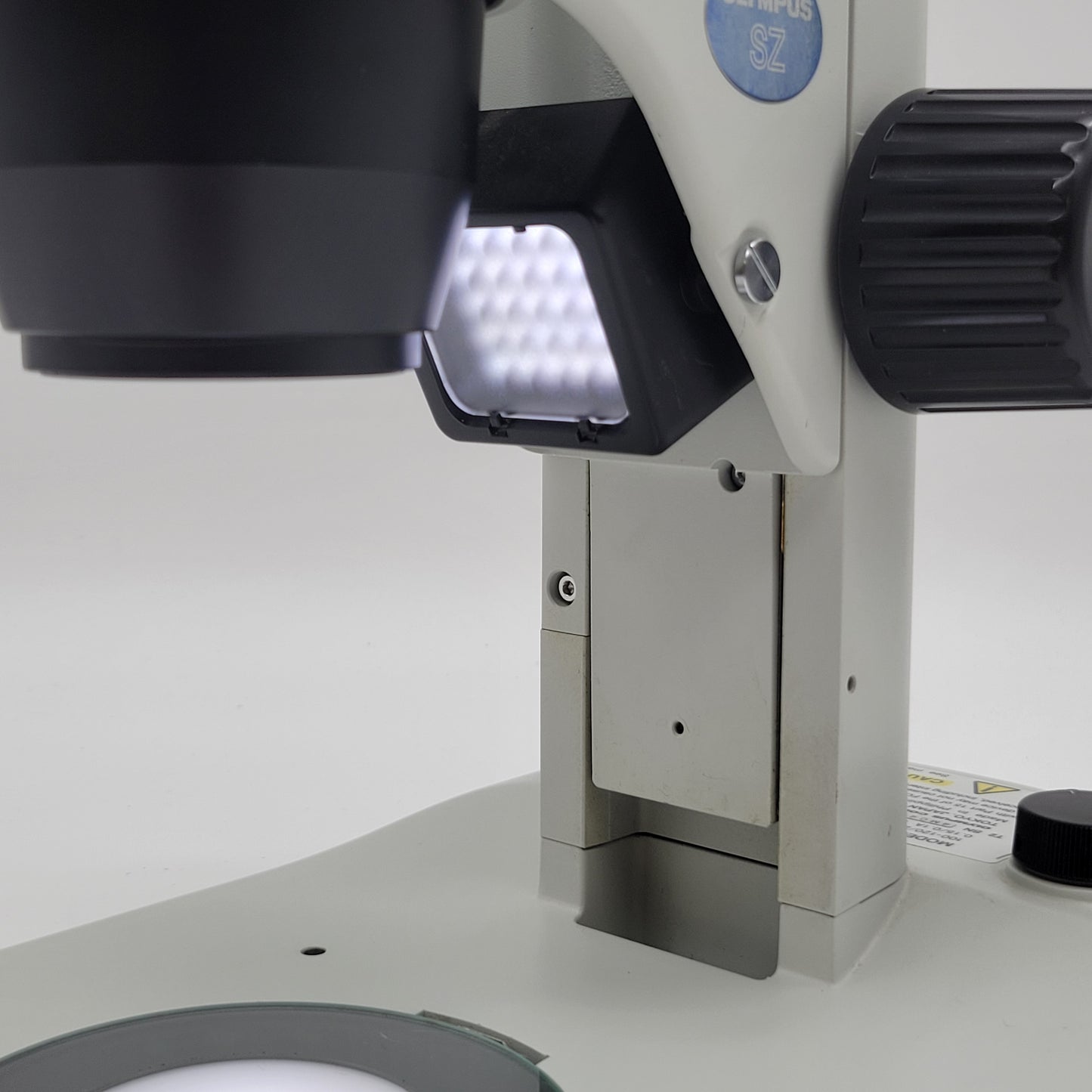 Olympus Stereo Microscope SZ61 with Transmitted & Reflected LED Light Stand - microscopemarketplace