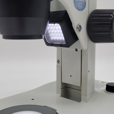 Olympus Stereo Microscope SZ61 with Transmitted & Reflected LED Light Stand - microscopemarketplace