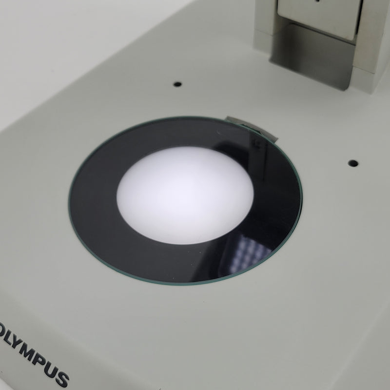 Olympus Stereo Microscope SZ61 with Transmitted & Reflected LED Light Stand - microscopemarketplace