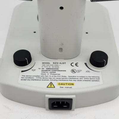 Olympus Stereo Microscope SZ61 with Transmitted & Reflected LED Light Stand - microscopemarketplace