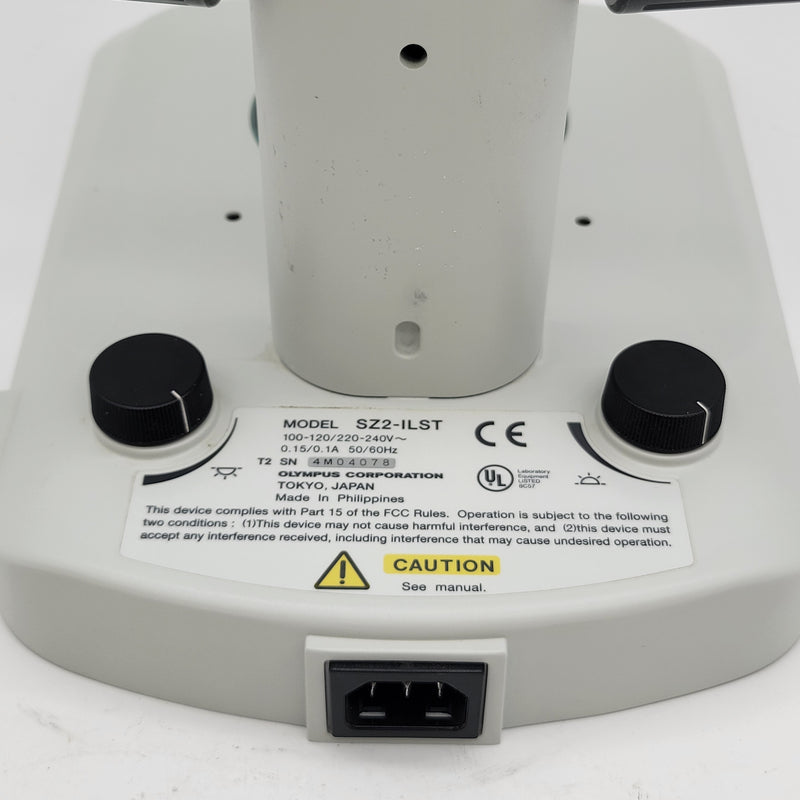 Olympus Stereo Microscope SZ61 with Transmitted & Reflected LED Light Stand - microscopemarketplace