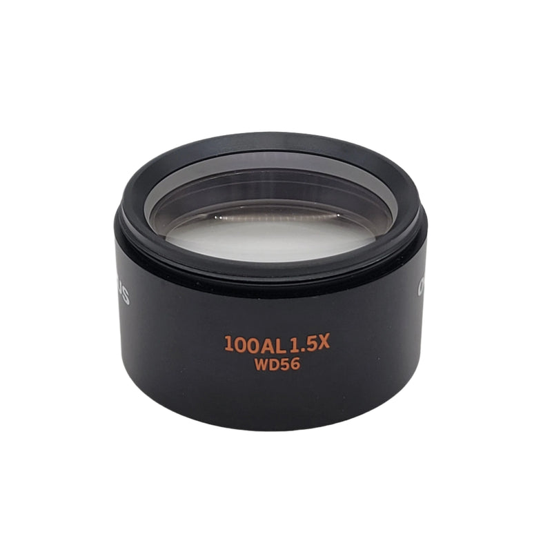 Olympus Stereo Microscope Objective 100AL1.5x WD56 1.5x Lens - microscopemarketplace
