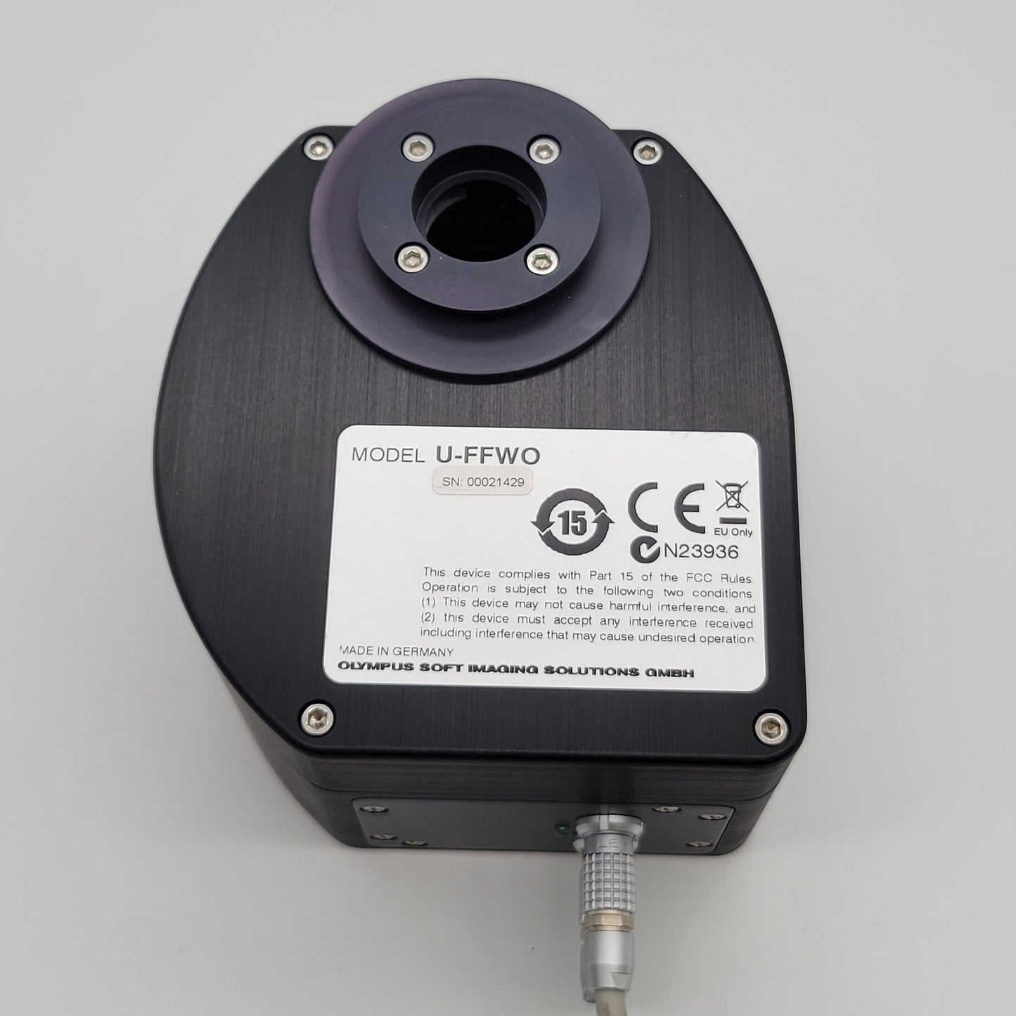 Olympus Microscope U-FFWO Motorized Fast Observation Filter Wheel for IX83 - microscopemarketplace