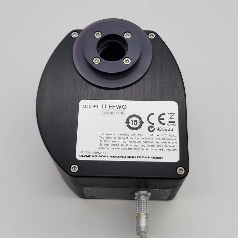 Olympus Microscope U-FFWO Motorized Fast Observation Filter Wheel for IX83 - microscopemarketplace