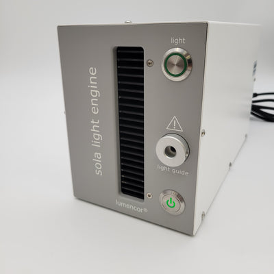 Lumencor Sola Microscope Light Engine with Light Guide & Zeiss 90° Collimator - microscopemarketplace