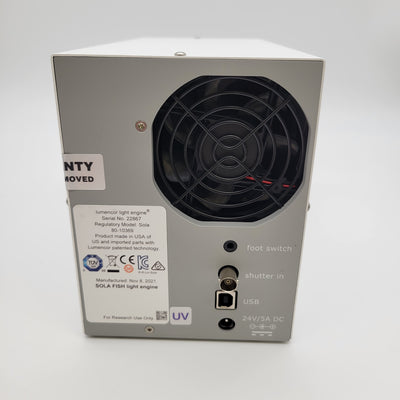 Lumencor Sola Microscope Light Engine with Light Guide & Zeiss 90° Collimator - microscopemarketplace