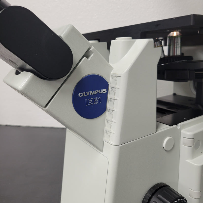Olympus Microscope IX51 with Tilting Head & Phase Contrast | Tissue Culture - microscopemarketplace