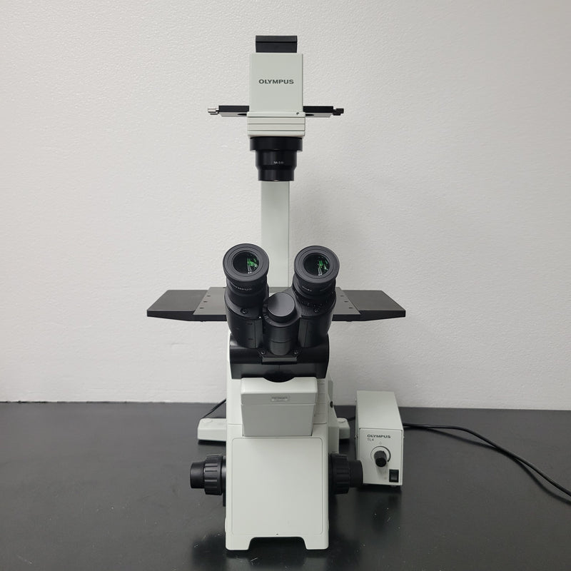 Olympus Microscope IX51 with Tilting Head & Phase Contrast | Tissue Culture - microscopemarketplace