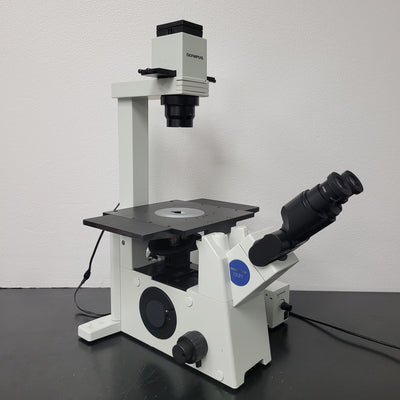 Olympus Microscope IX51 with Tilting Head & Phase Contrast | Tissue Culture - microscopemarketplace